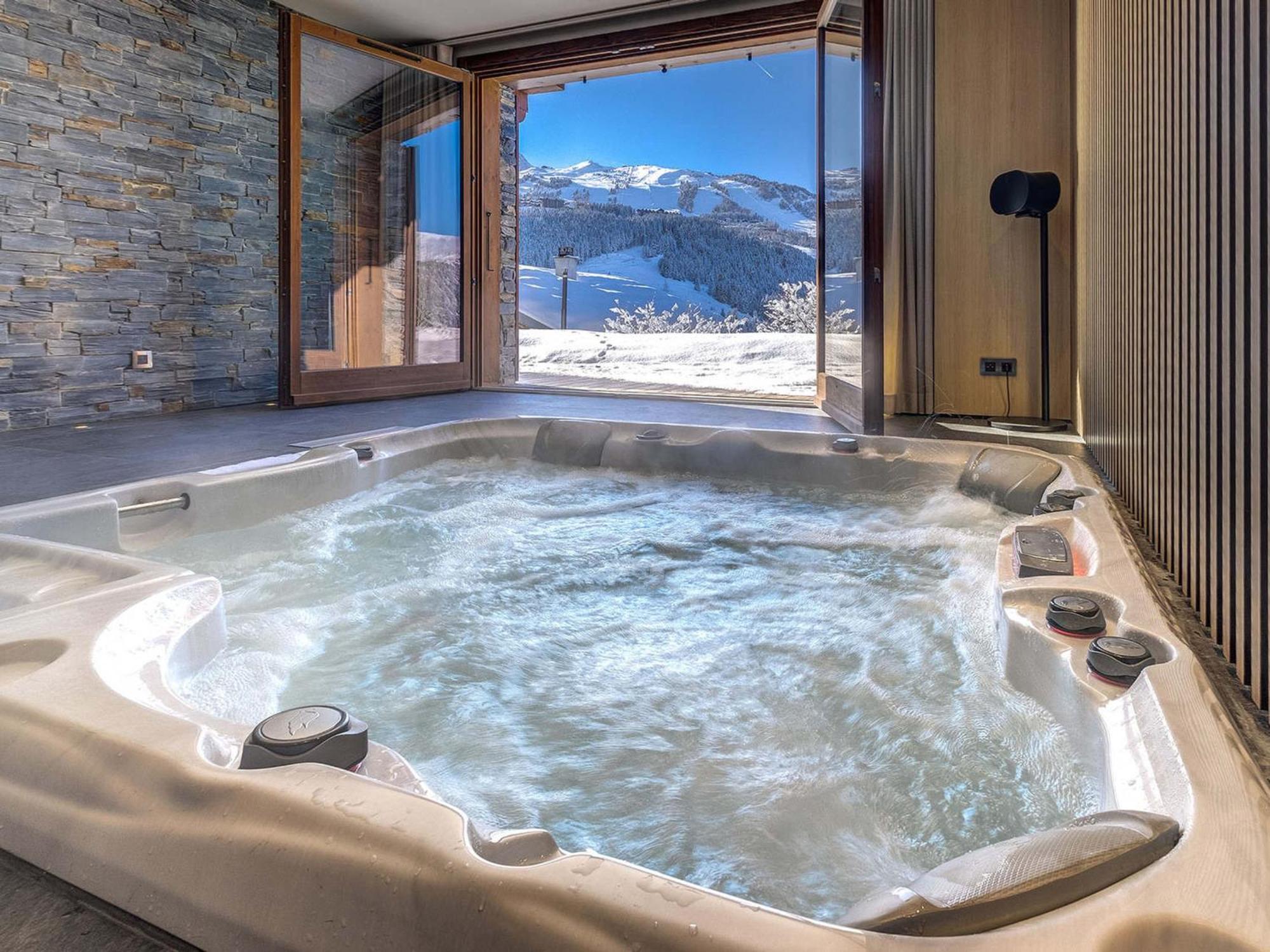 Superbe Chalet Neuf Avec Jacuzzi A Courchevel 1650 - Fr-1-563-144 (Adults Only) Villa Exterior photo