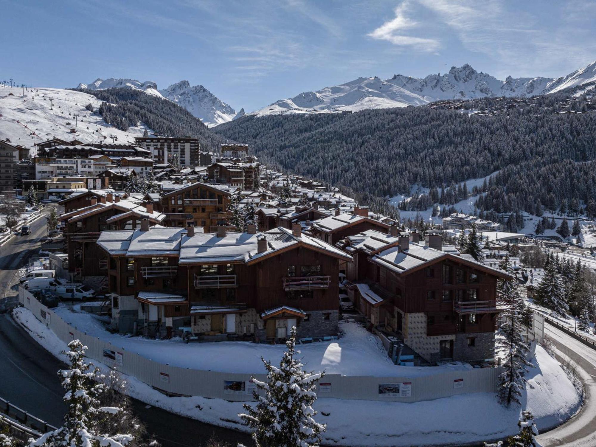 Superbe Chalet Neuf Avec Jacuzzi A Courchevel 1650 - Fr-1-563-144 (Adults Only) Villa Exterior photo